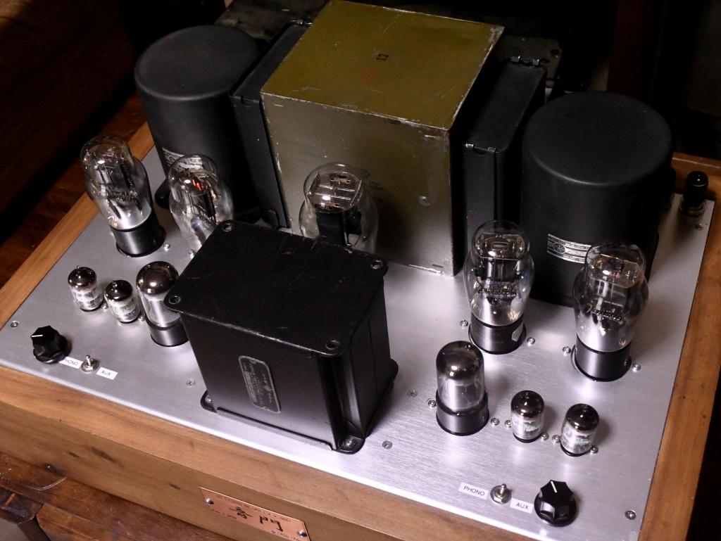 396A-45' push pull tube amplifier with all UTC transformer phono stage included * Only 1 was made !