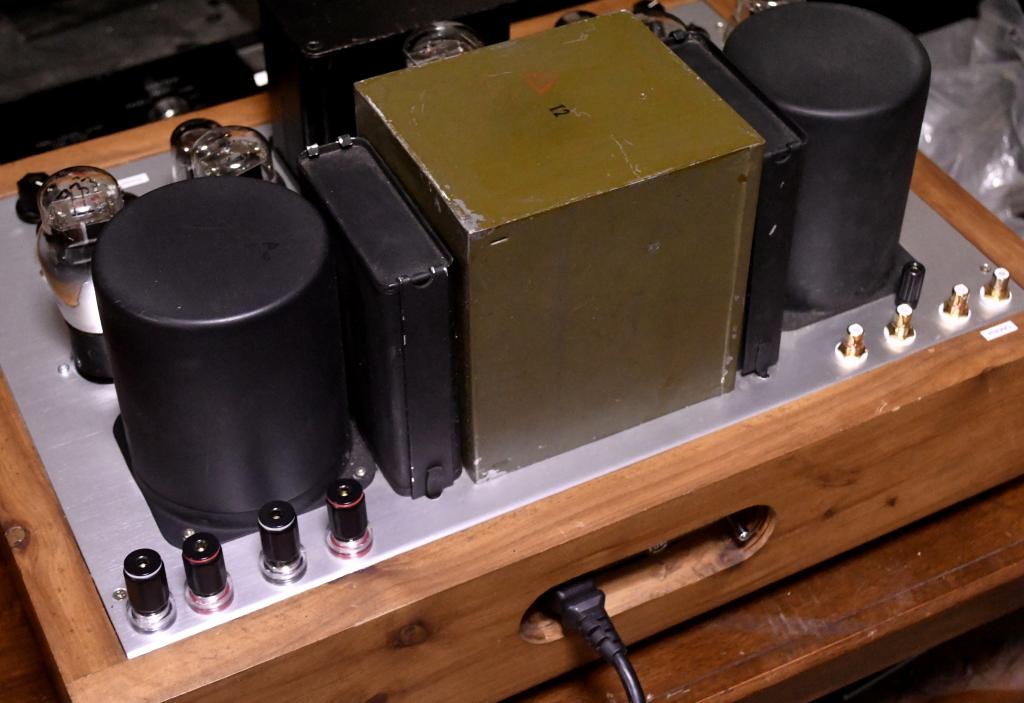 396A-45' push pull tube amplifier with all UTC transformer phono stage included * Only 1 was made !