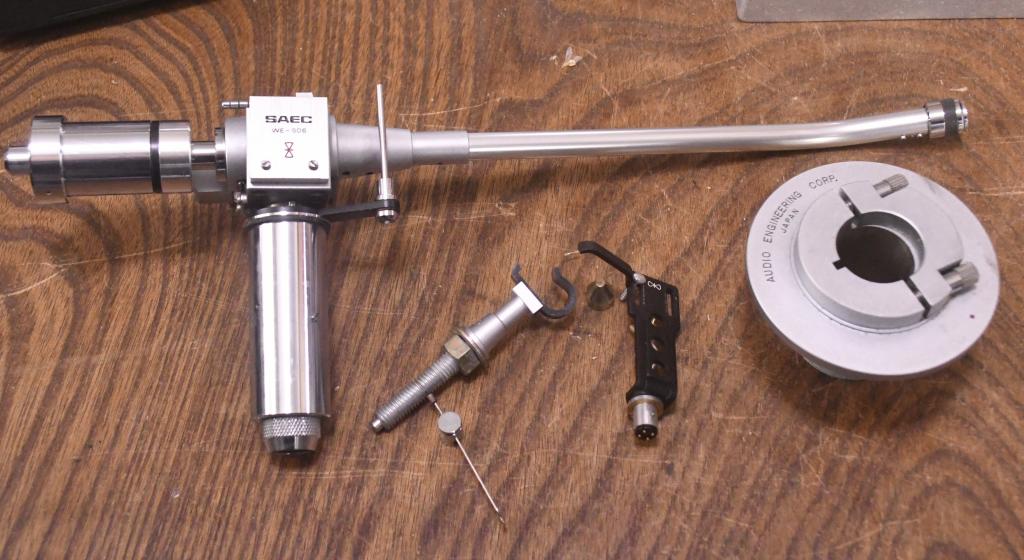 SAEC WE-506/30 12 inches long tonearm with headshell UL-2X * VG condition