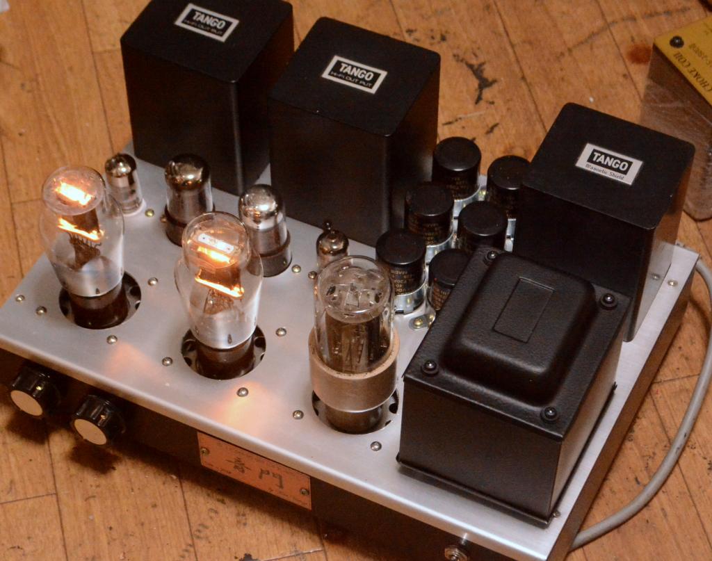 Special order made VT-62/801 stereo tube amplifier ALL TANGO transformer * AC heater