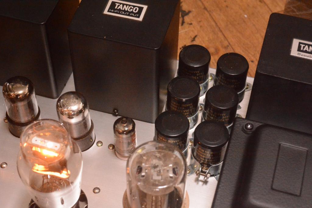 Special order made VT-62/801 stereo tube amplifier ALL TANGO transformer * AC heater