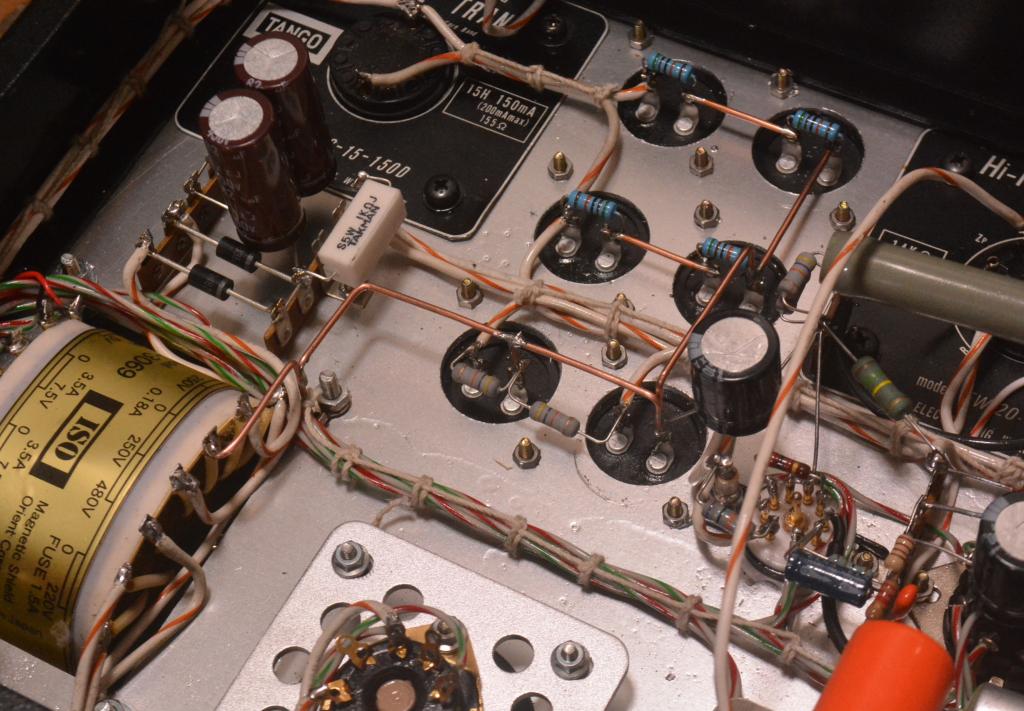 Special order made VT-62/801 stereo tube amplifier ALL TANGO transformer * AC heater
