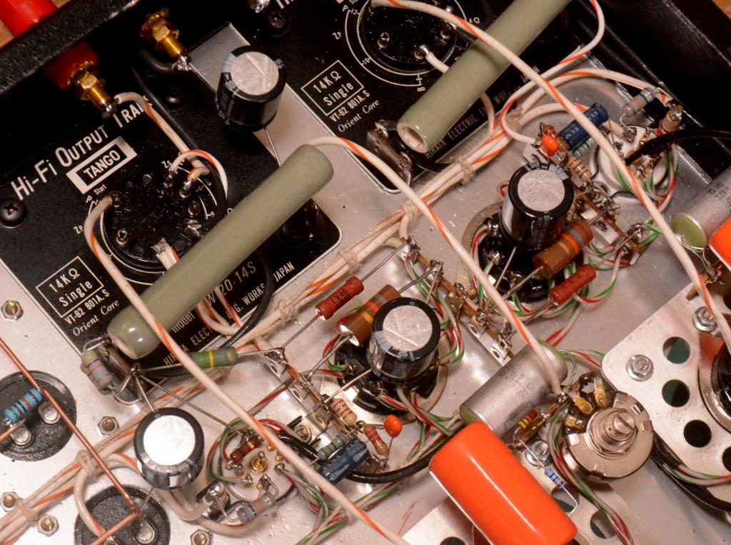 Special order made VT-62/801 stereo tube amplifier ALL TANGO transformer * AC heater