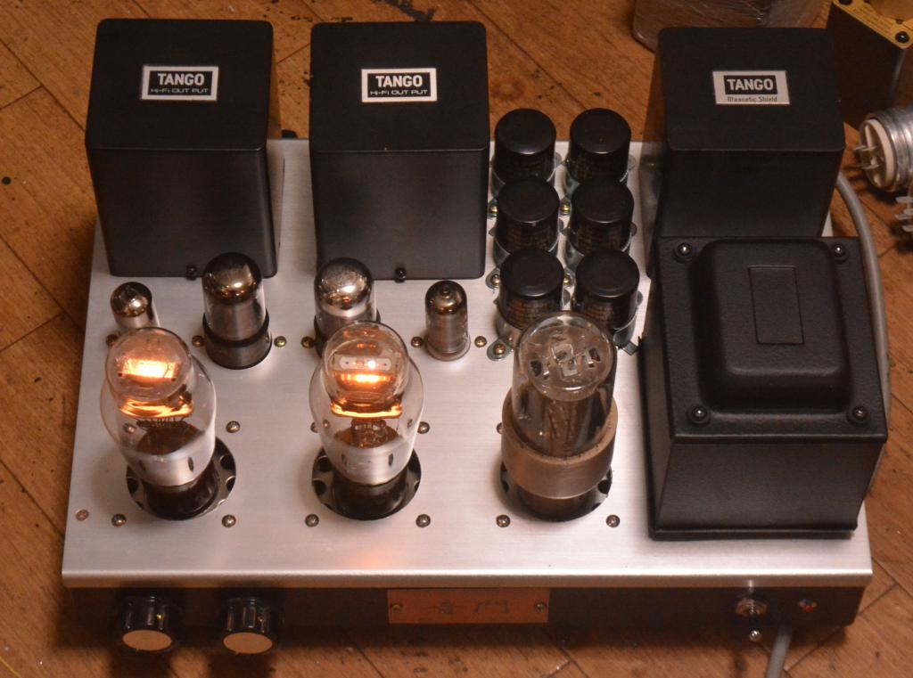 Special order made VT-62/801 stereo tube amplifier ALL TANGO transformer * AC heater