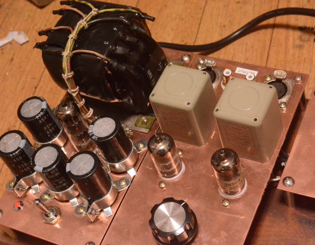 Tube preamp with UTC output transfomer, KENYON power transformer, output 600ohm