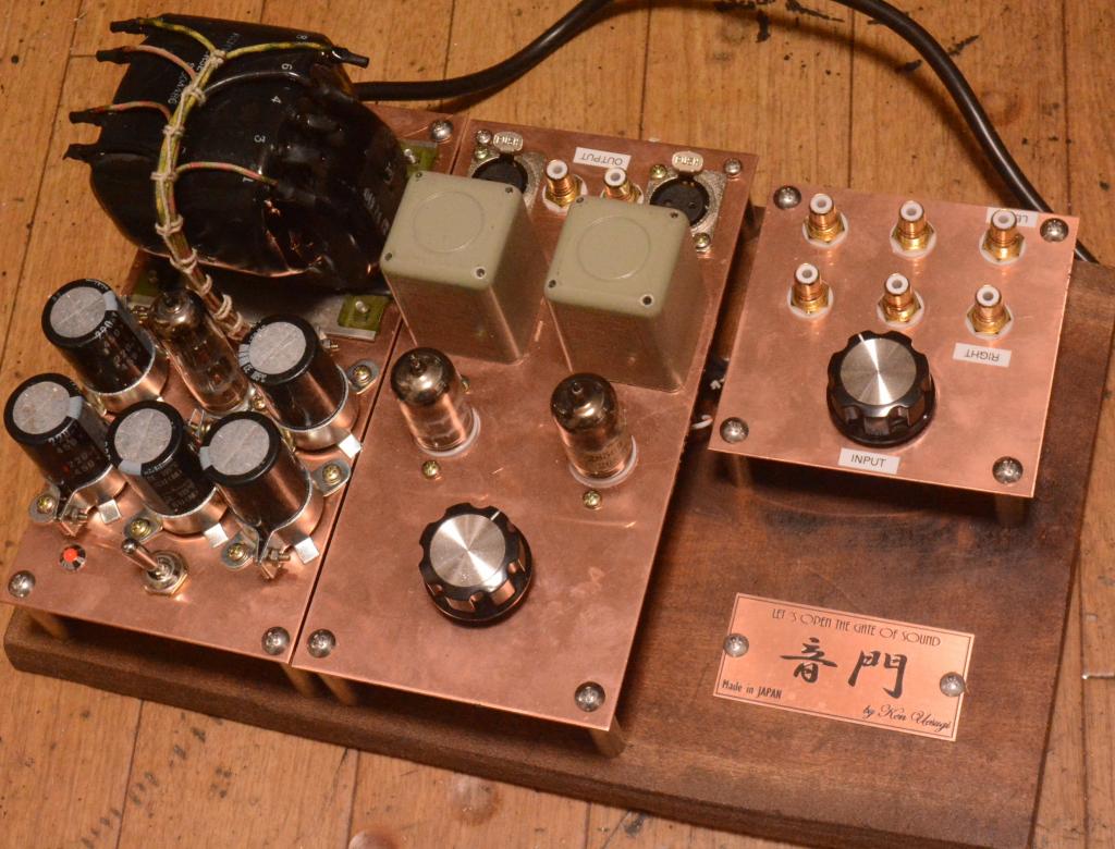 Tube preamp with UTC output transfomer, KENYON power transformer, output 600ohm