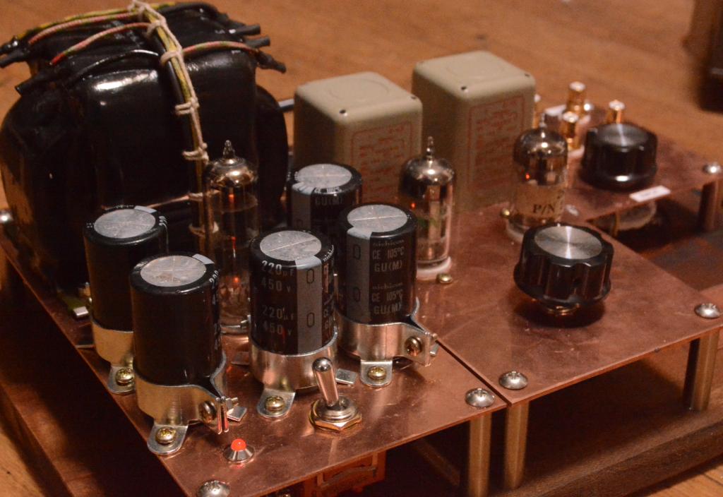 Tube preamp with UTC output transfomer, KENYON power transformer, output 600ohm