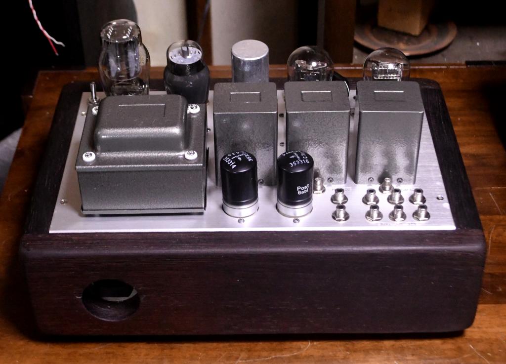 C3g-71A tube pre-amplifier, Wenger wood case, voltage regulator 7233-6V6