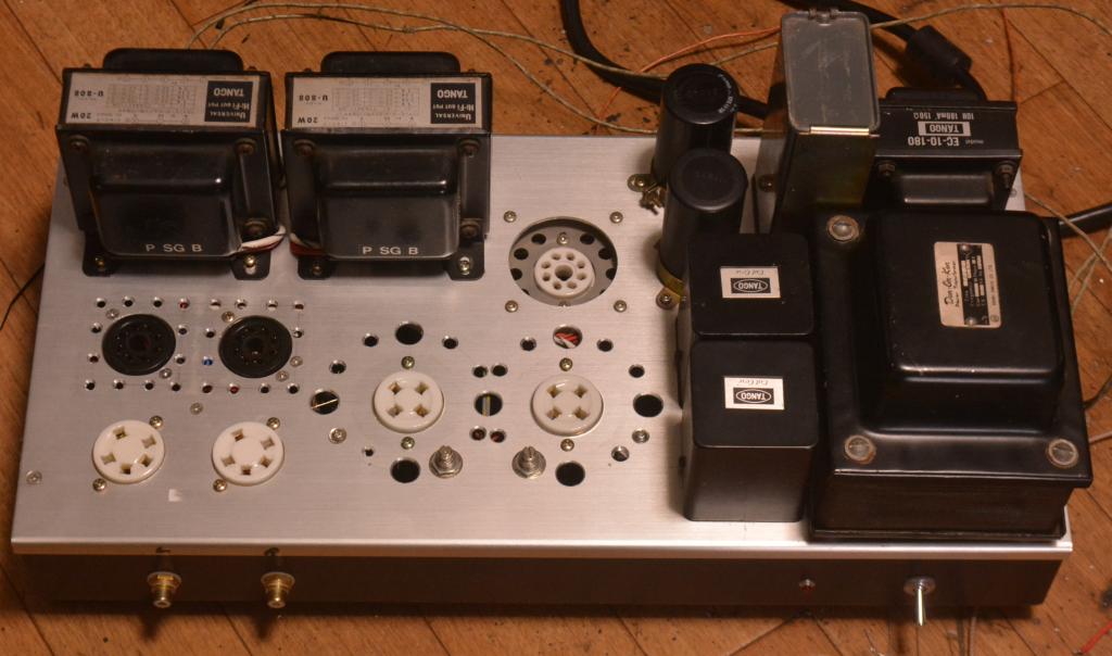 300B SE stereo tube amplifier class A1 with ALL Hirata TANGO transformer