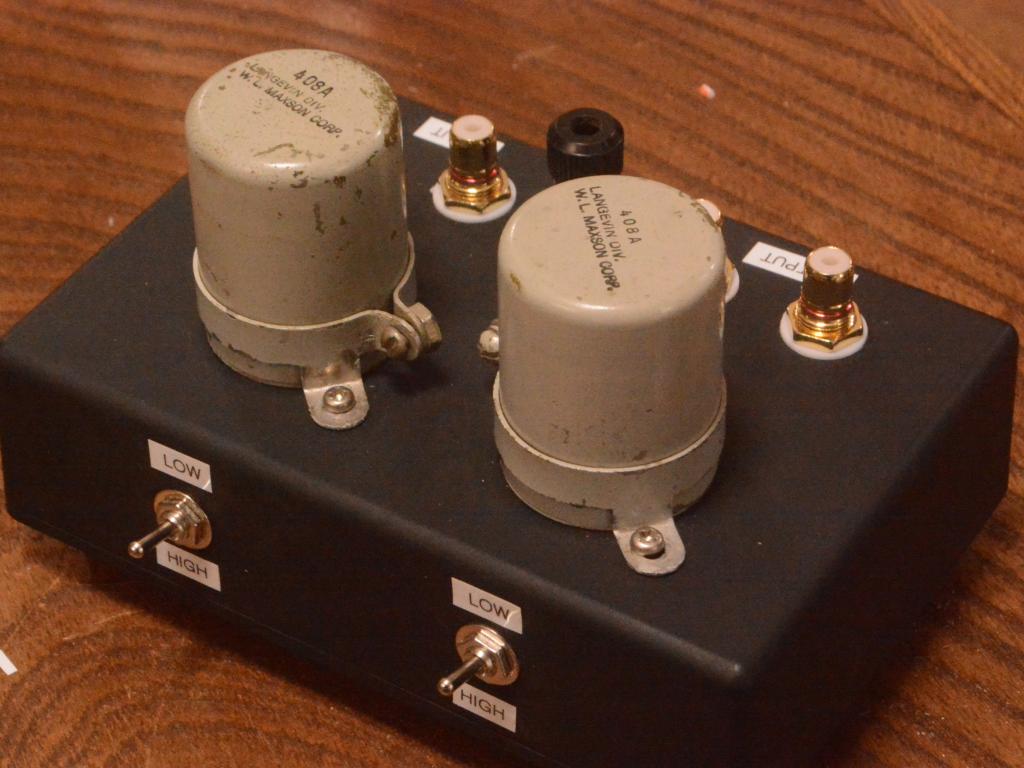 50s year Langevin 116B preamplifier input transformer 408A * VG++++