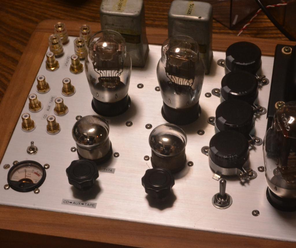 717A 71A SE tube amplifier special order made for high sensitive speaker system