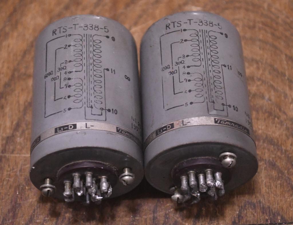 RARE  Tamura T-338 CD line, step up transformer for tube amp ( same as TKS-27)