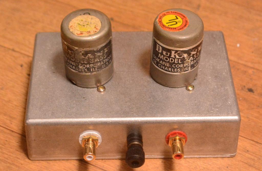 Dukane 3A55 input, step up transformer for analog fan