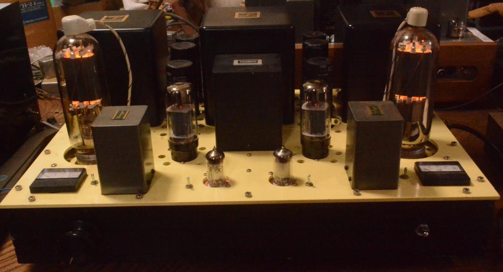 805 SE tube amplifier with all special order made Hirata TANGO transformer