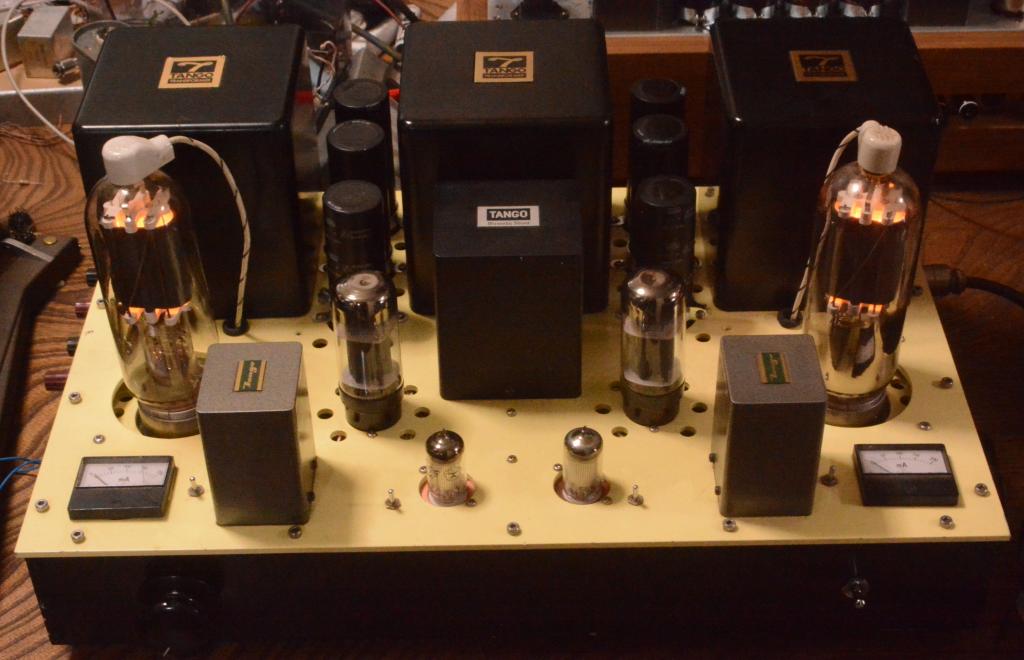 805 SE tube amplifier with all special order made Hirata TANGO transformer