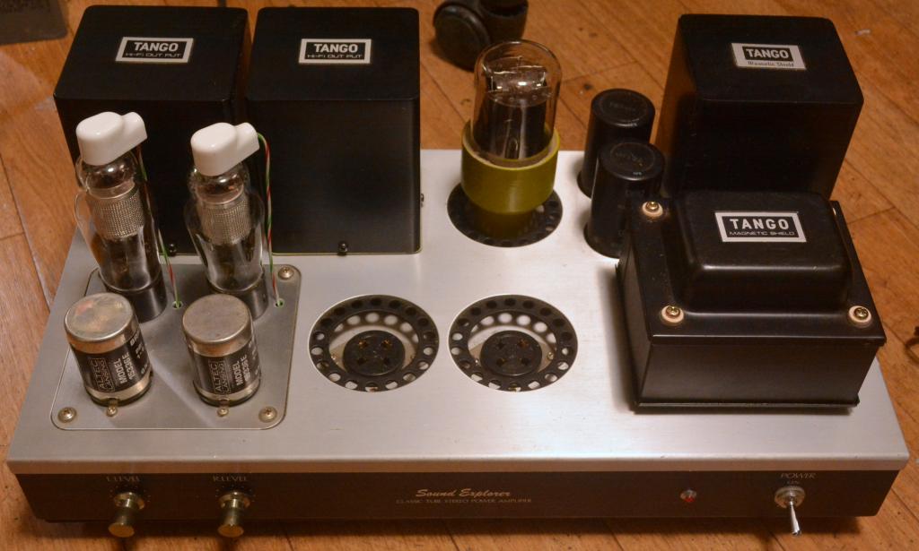Sound Exprorer SL-770 WE91A type 300B SE stereo tube amplifier with all Hirata TANGO