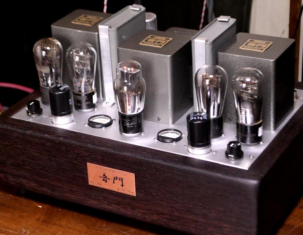 71A PSE stereo tube amp No NFB special order made Wnger wooden case