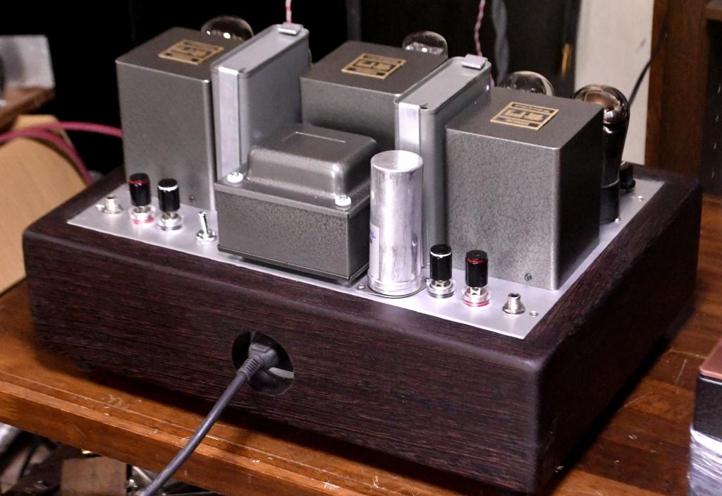 71A PSE stereo tube amp No NFB special order made Wnger wooden case