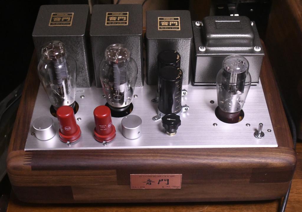 300B stereo tube amplifier class A1, 9W output