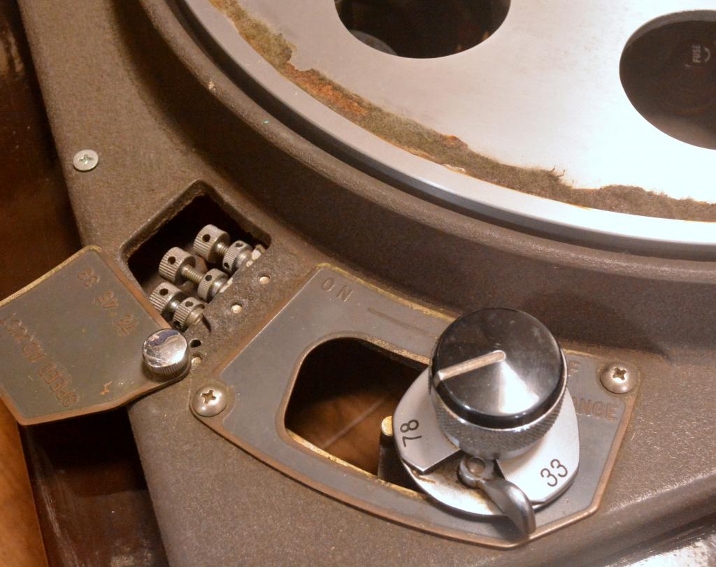 Early 50s year DENON Columbia RP-53A 16 inch turntable * same as EMT 927st * Ex RARE