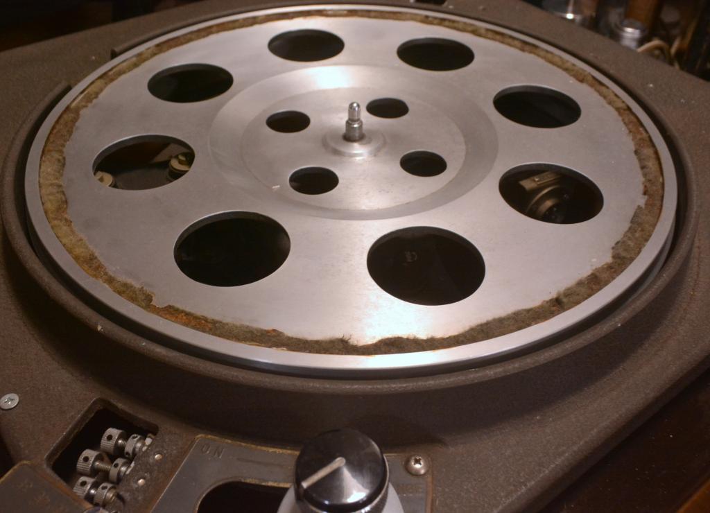 Early 50s year DENON Columbia RP-53A 16 inch turntable * same as EMT 927st * Ex RARE