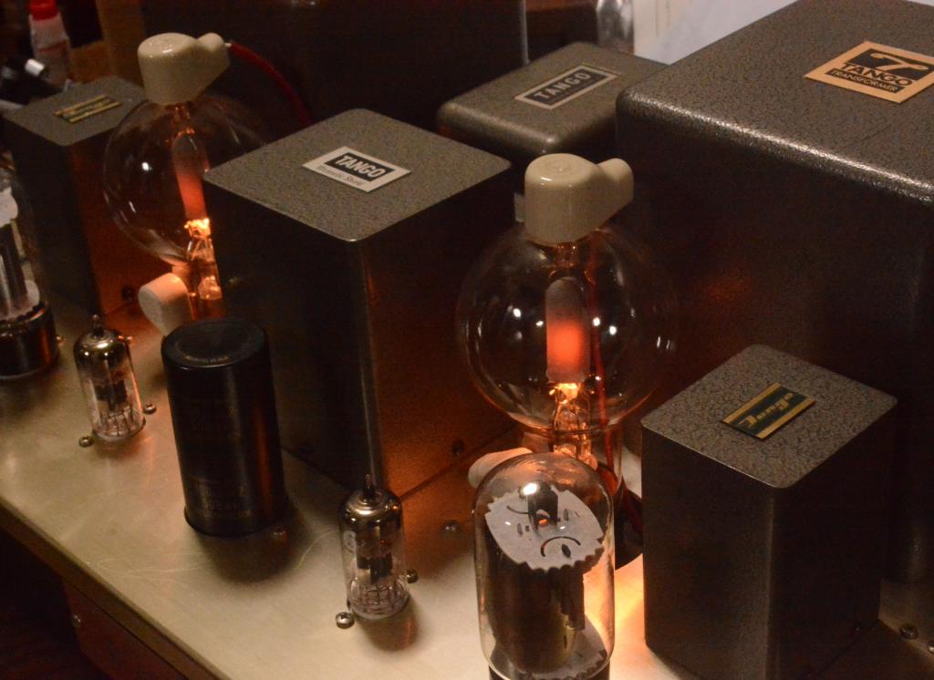 808 SE tube amplifier with all special order made Hirata TANGO transformer