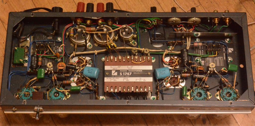 70s year Luxman MQ-60 tube stereo ampilifier with OY series output transformer
