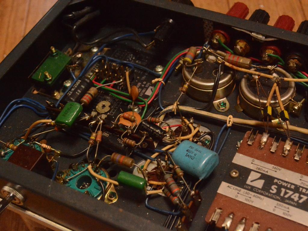 70s year Luxman MQ-60 tube stereo ampilifier with OY series output transformer