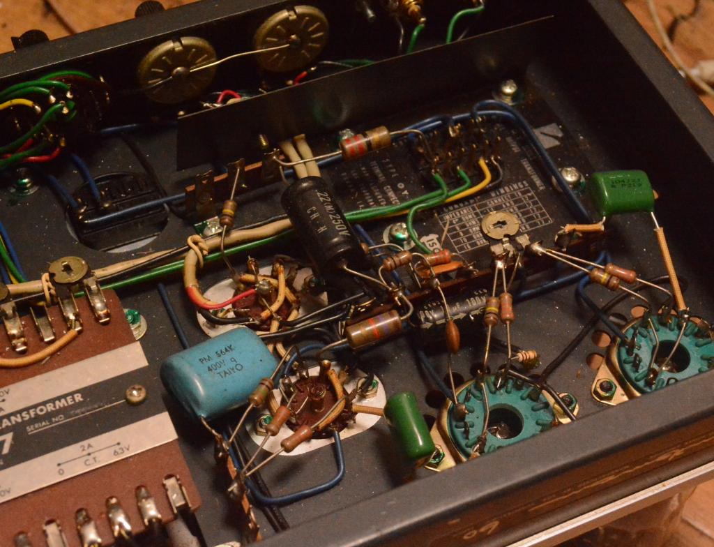 70s year Luxman MQ-60 tube stereo ampilifier with OY series output transformer