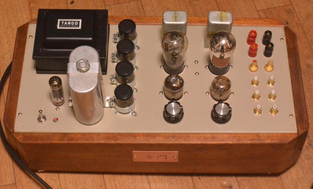 717A 45/71A SE tube amplifier special order made for high sensitive speaker system