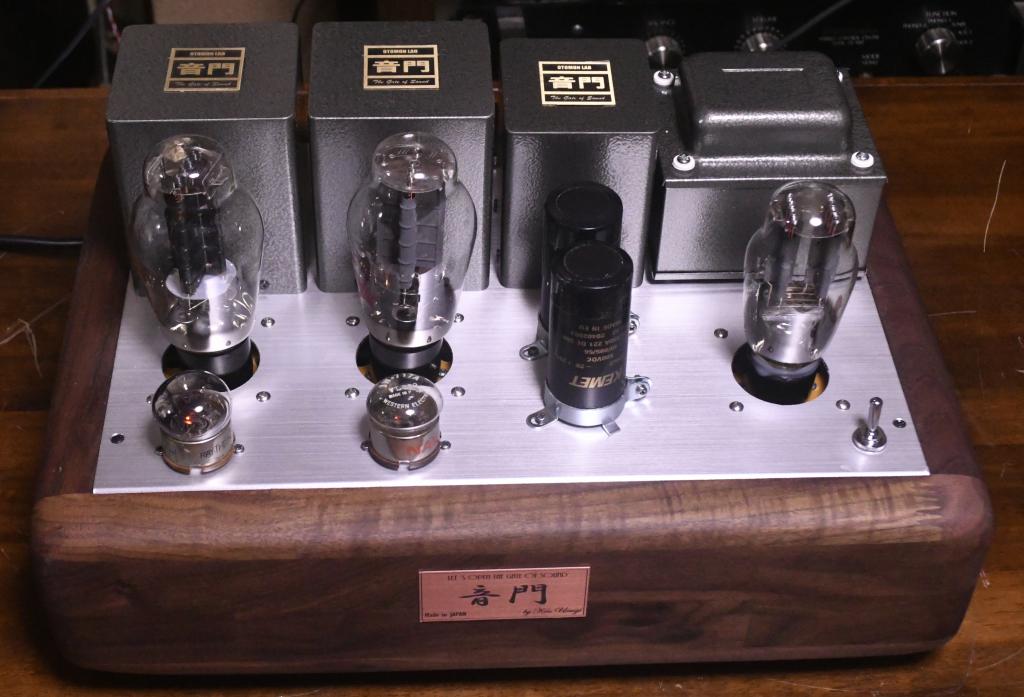 300B stereo tube amplifier class A1, 9W output