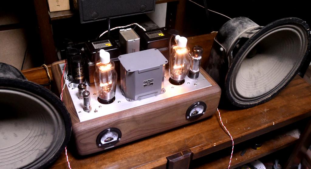 Pair Early JENSEN A-12 field coil speaker matching pair 12 inch with tube PSU