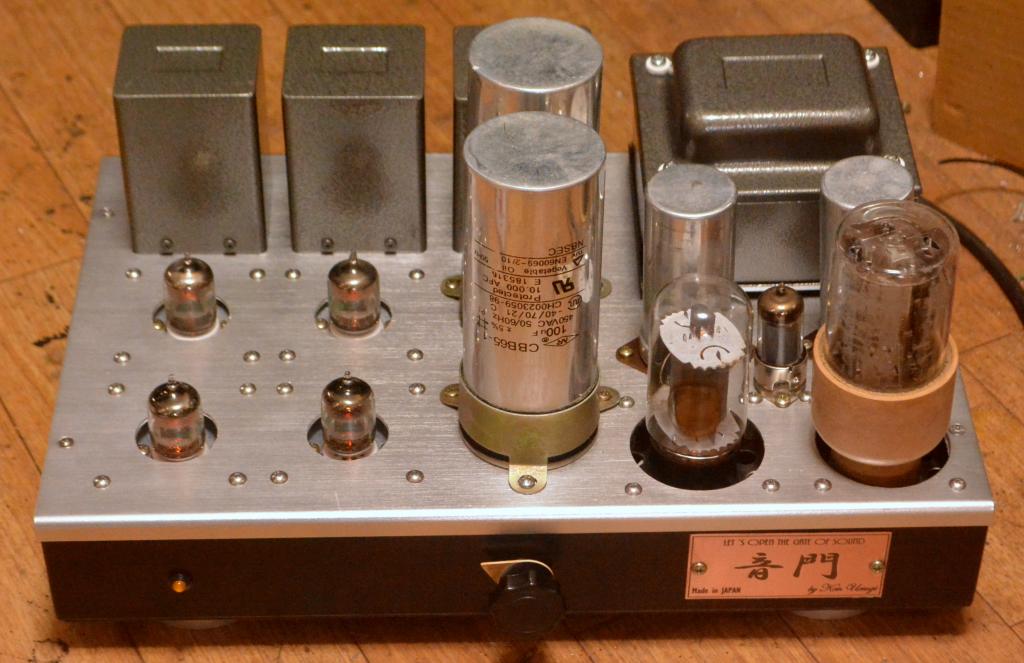  MM phono preamp CR type with NP-216 ouput transformer * ALL tubes are 396A, 6L6 tube for regulation