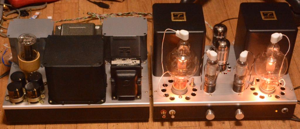 Special order made 100th stereo tube amplifier dynamic coupling class A2 * special order TANGO trans