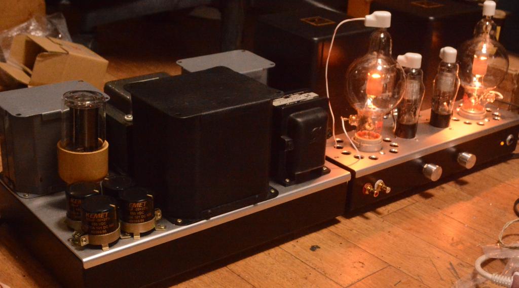 Special order made 100th stereo tube amplifier dynamic coupling class A2 * special order TANGO trans