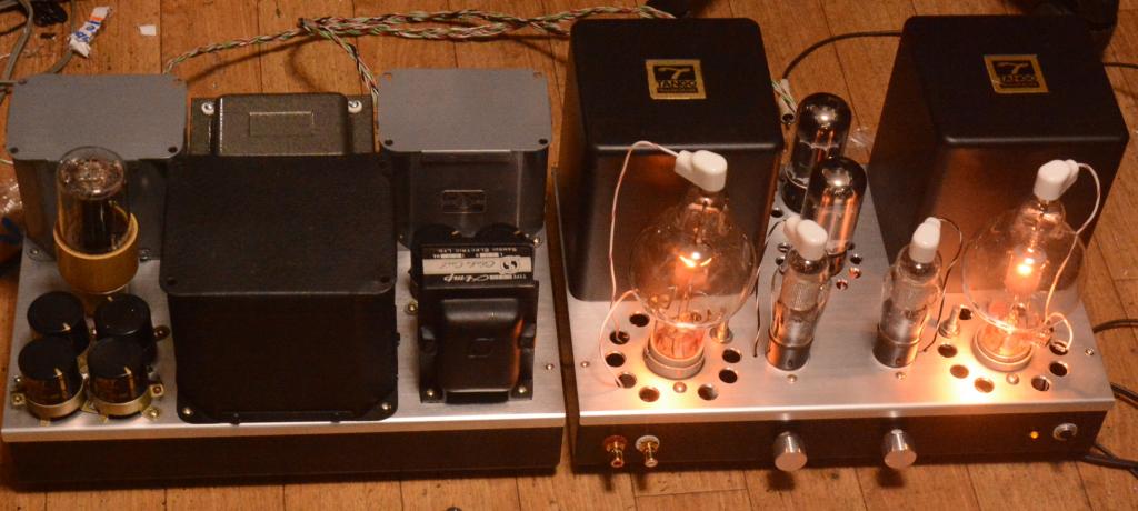 Special order made 100th stereo tube amplifier dynamic coupling class A2 * special order TANGO trans
