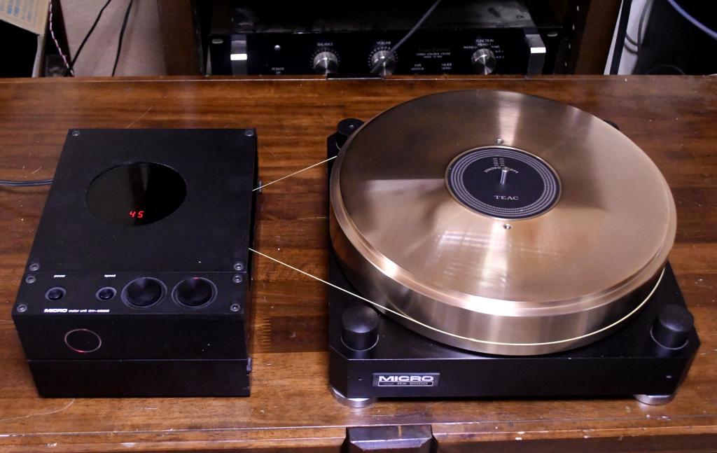 Micro seiki RX-5000, RY-5500 turntable with gun metal flatter use for 4 tonearms