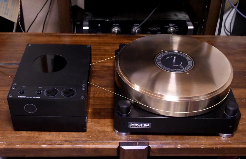 Micro seiki RX-5000, RY-5500 turntable with gun metal flatter use for 4 tonearms