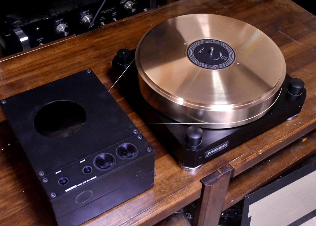Micro seiki RX-5000, RY-5500 turntable with gun metal flatter use for 4 tonearms