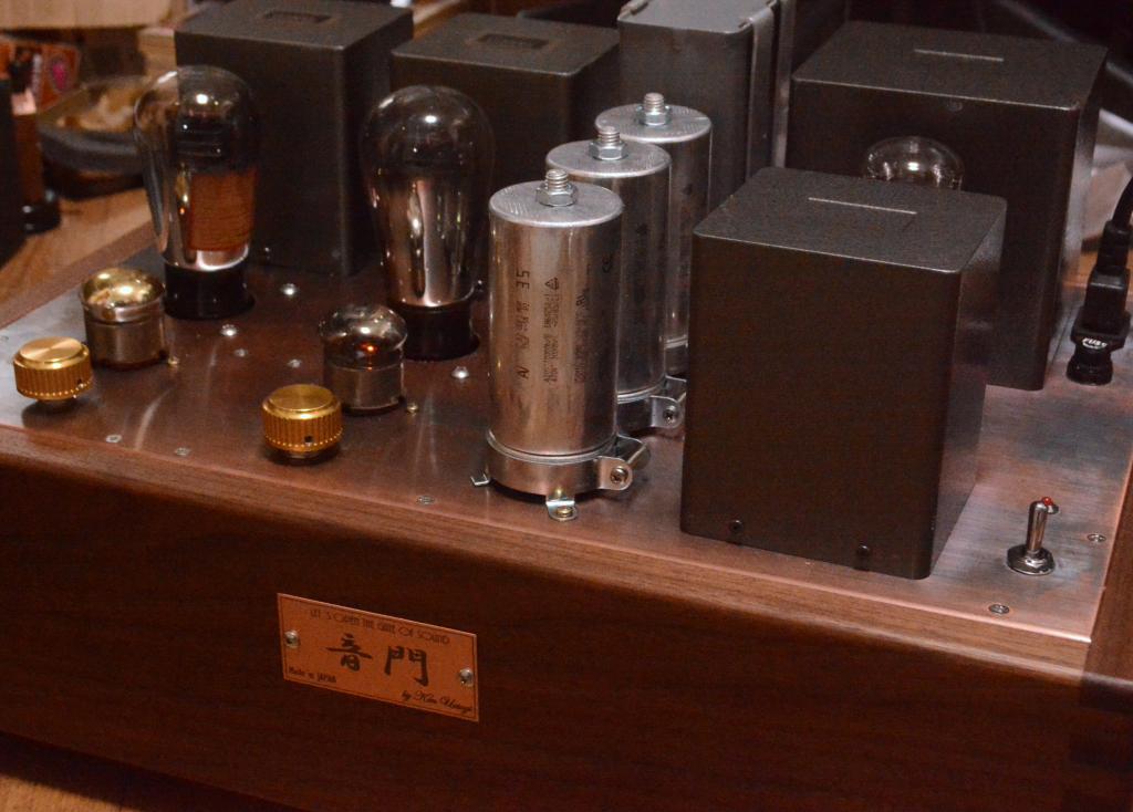 45 SE tube amplifier amp for mania with Walnut wooden case, pure silver wire, driving tube 717A