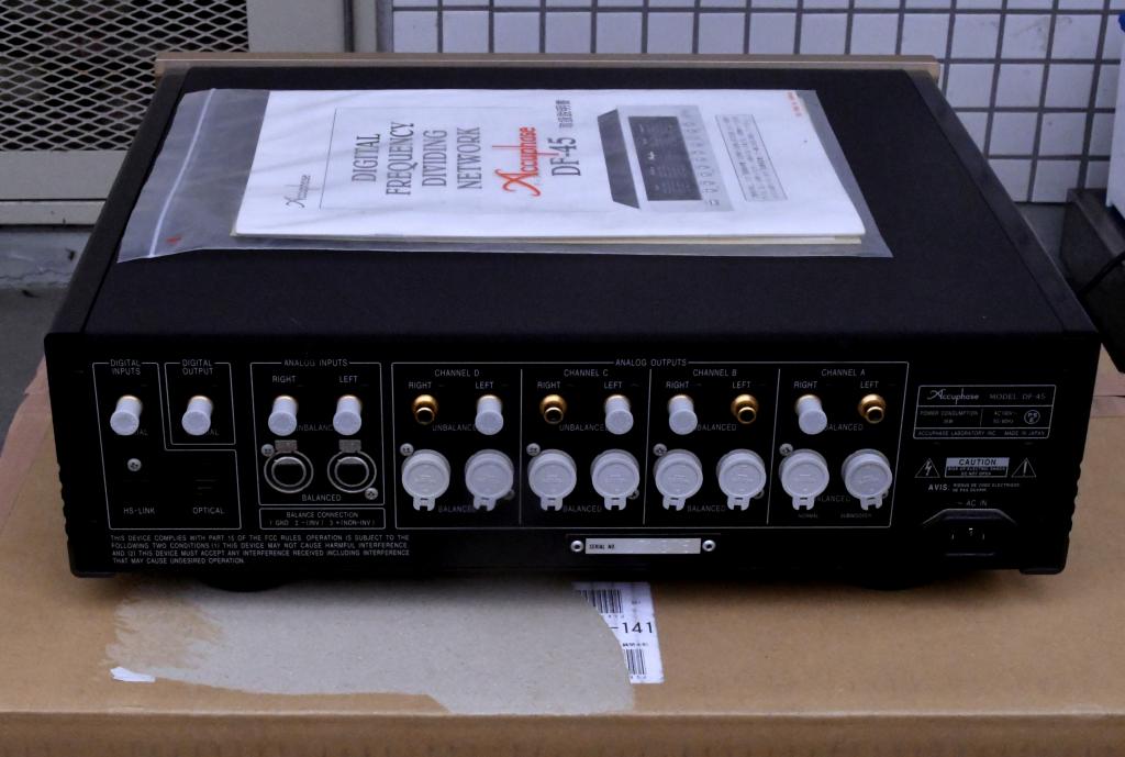 Accuphase DF-45 channel divider network for 2,3,4 ways with original manual