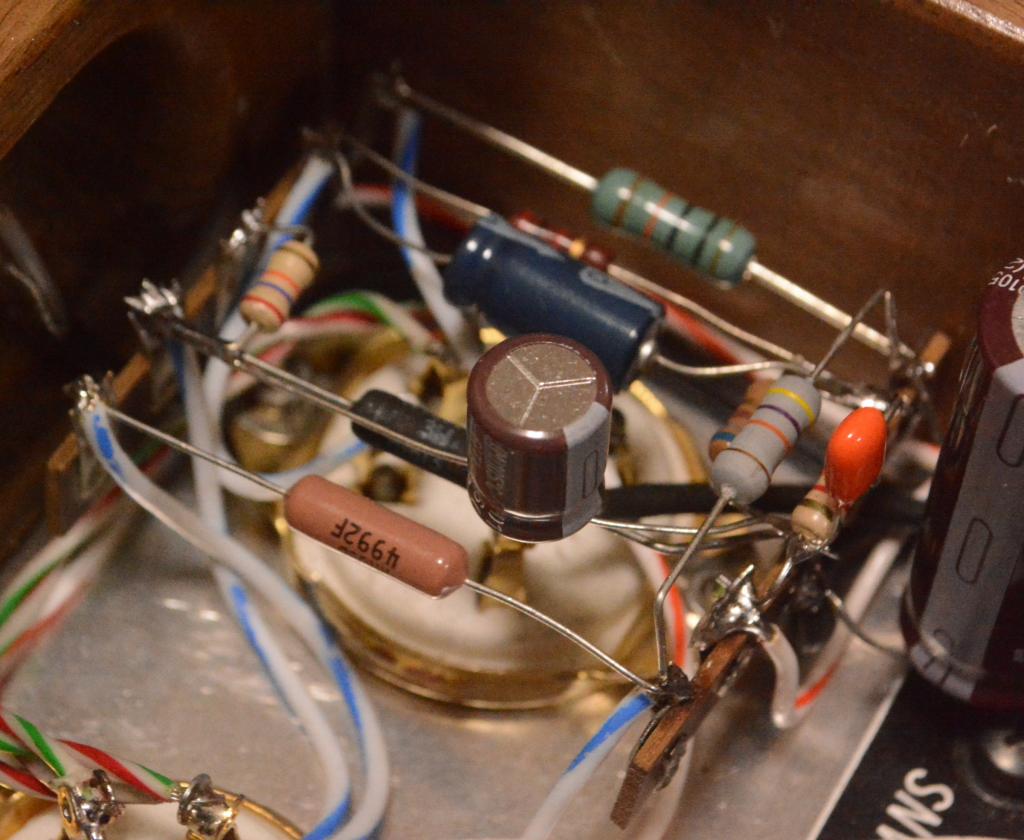 50 tube SE stereo amplifier pure class A1 with walnut wood case * driver tube 76