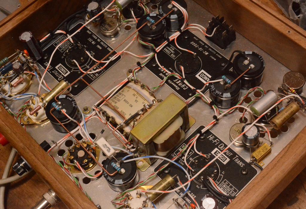 50 tube SE stereo amplifier pure class A1 with walnut wood case * driver tube 76