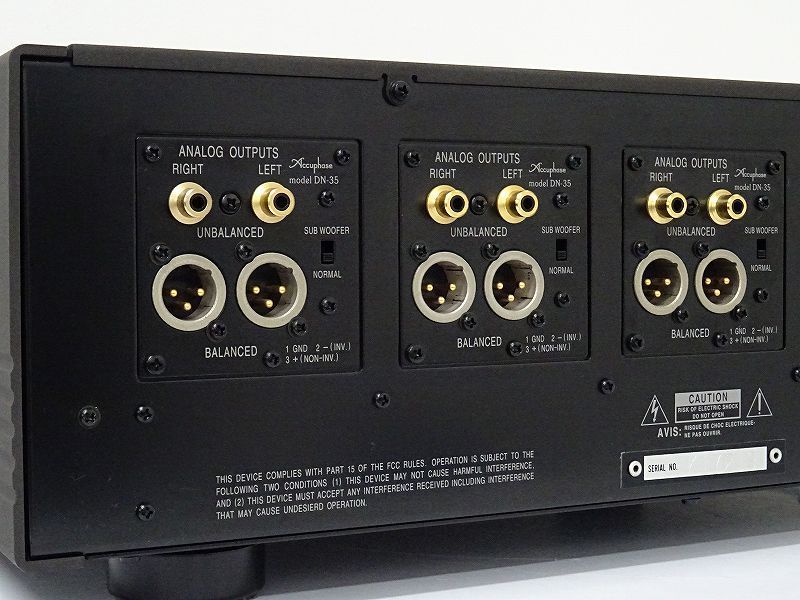 Accuphase DF-35 channel divider network for 2,3,4 ways with original box
