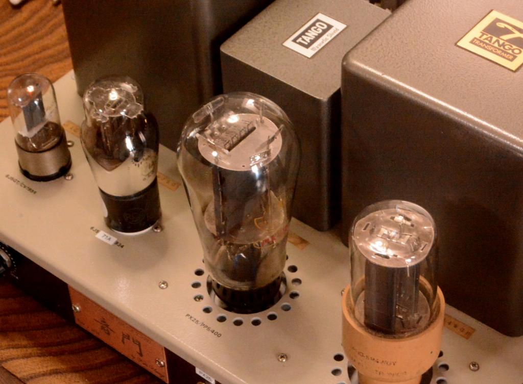 PX-4, PX-25 mono block x 2 tube amplifier with X-3.5S transformer