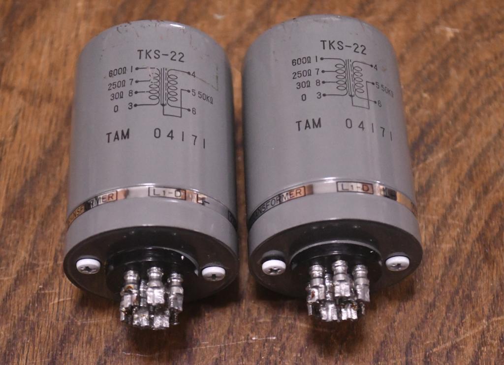 Tamura TKS-22 input, line transformer for CD, step up trans for MC cartridge