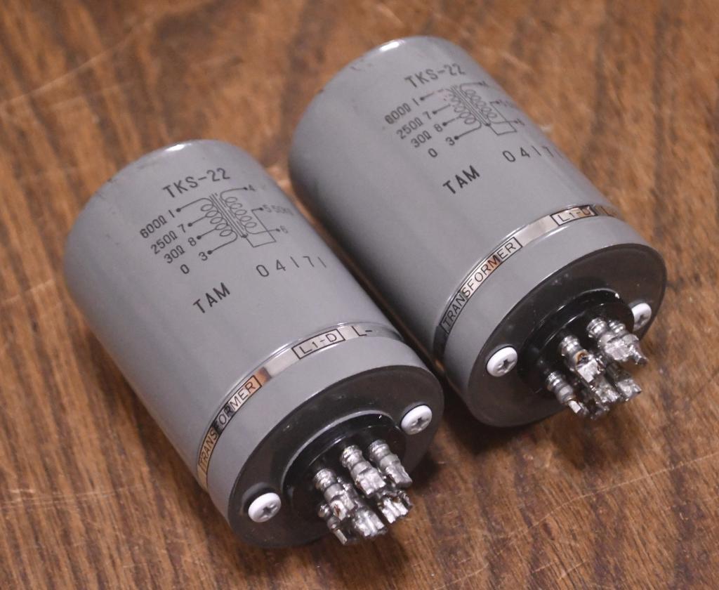 Tamura TKS-22 input, line transformer for CD, step up trans for MC cartridge