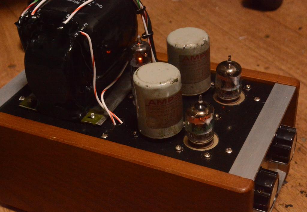  WE396A preamp tube amplifier with Ampex output transformer and KENYON power trans