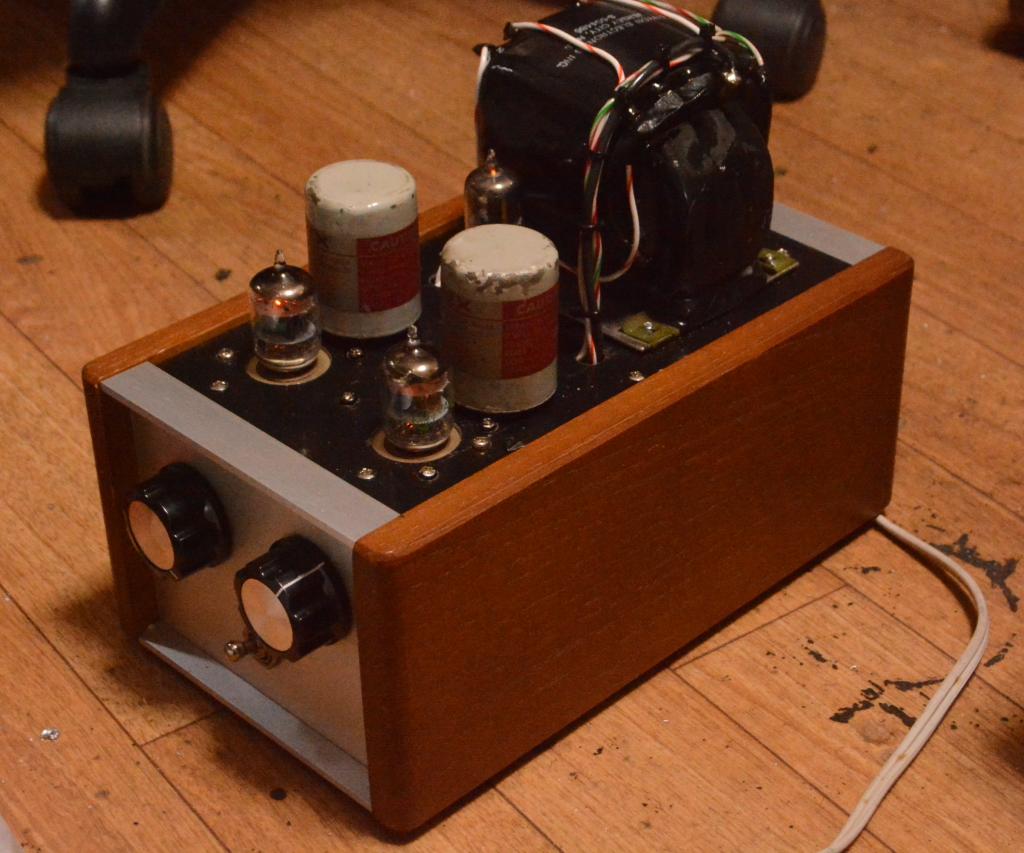  WE396A preamp tube amplifier with Ampex output transformer and KENYON power trans
