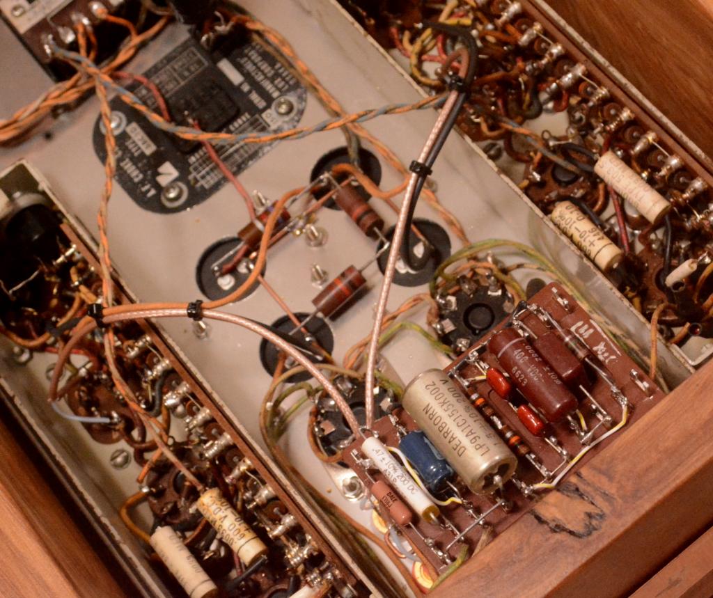 50s year Langevin 116B preamplifier matching pair with phono block * ALL 6J7 tubes